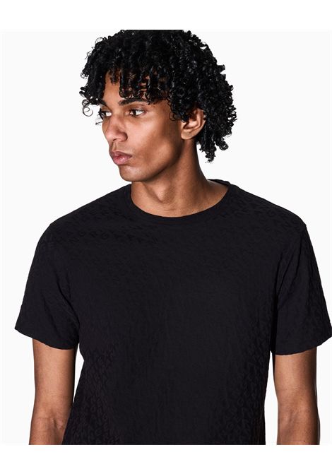 T-shirt slim fit in jacquard di cotone mercerizzato ARMANI EXCHANGE | T-shirt | XM002821 AF10337UC001